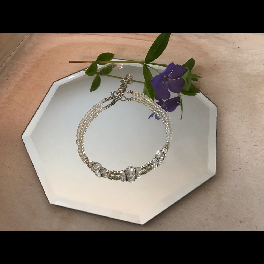 Clear anklet